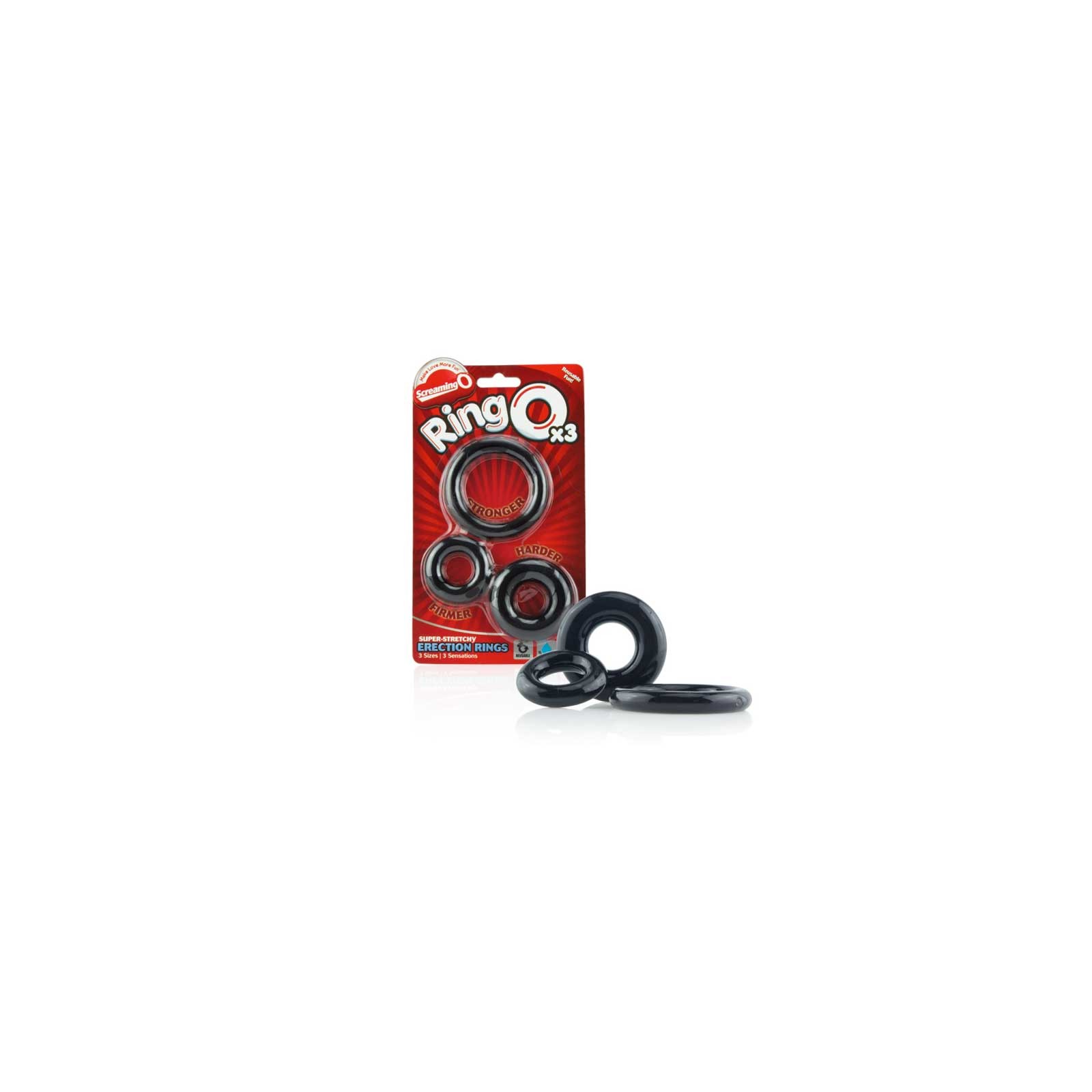 Screaming O RingO 3-Pack - Anillos para Mejora de Erección