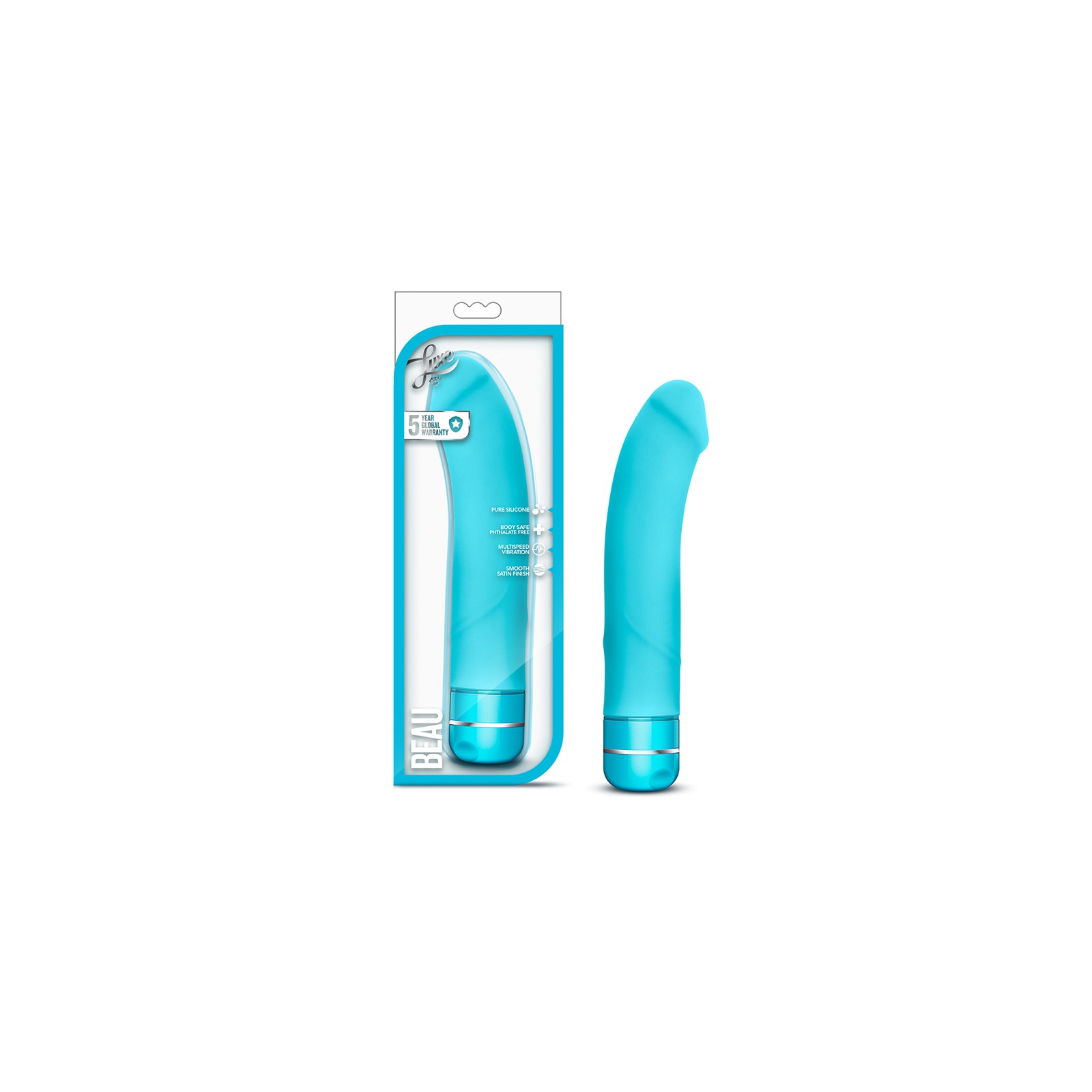 Vibrador de Silicona Luxe Beau para Punto G