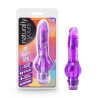 Naturally Yours Mr. Right Now Vibrador - Púrpura