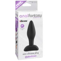 Pipedream Mini Silicone Anal Plug Black