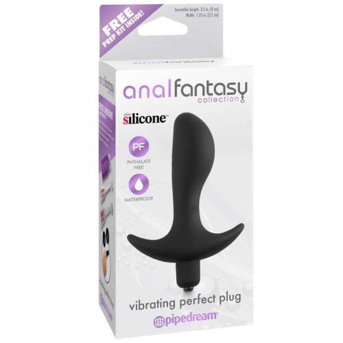 Pipedream Anal Fantasy Vibrating Perfect Plug Black