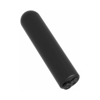 Vibrating Remote Control Silicone Anal Plug Black