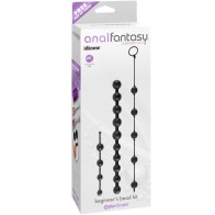 Anal Fantasy 3-Piece Bead Beginner Kit Black