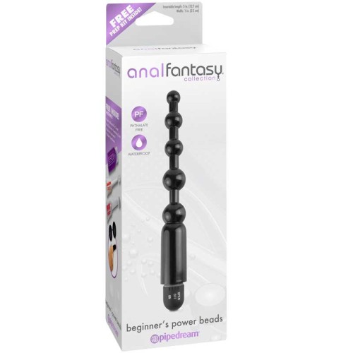 Vibrating Beginner's Anal Beads for Exploration