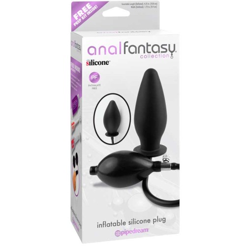 Plug Inflable de Silicona de la Colección Anal Fantasy de Pipedream Negro