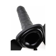 Arnés Hueco de 8" para Parejas con Dildo