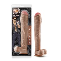 Hung Rider Lil John Realistic Dildo 13 in. Beige