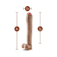 Hung Rider Lil John Dildo Realista 13 in. Beige