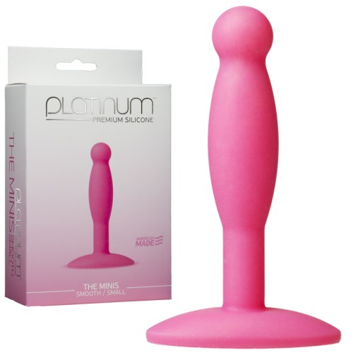 Smooth Mini Silicone Plug - Small Pink