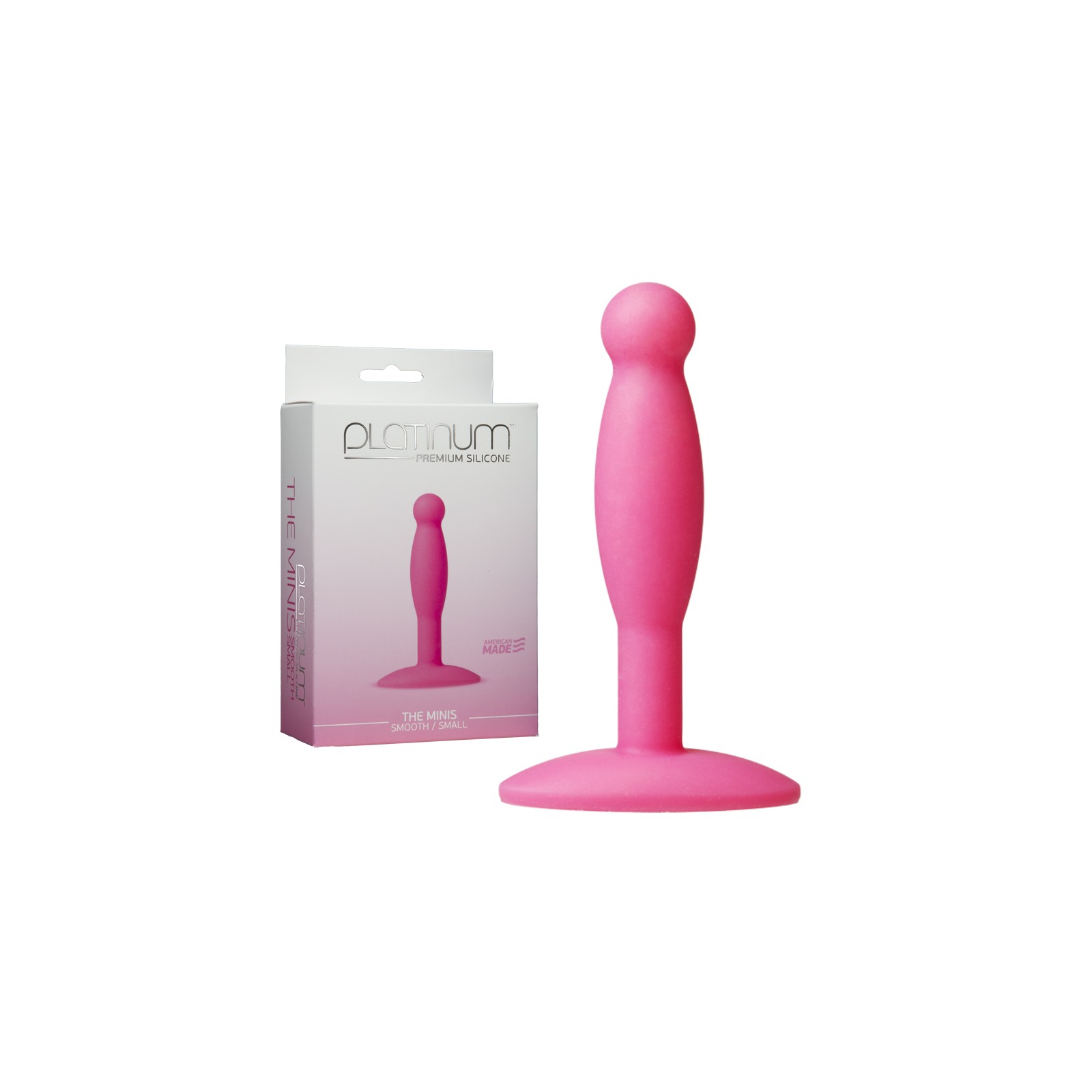 Mini Plug Suave de Silicona - Pequeño Rosa