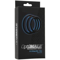 OptiMALE 3 C-Ring Set Thin Black