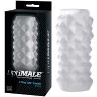 OptiMALE Stroker Reversible UR3 Studs Transparente