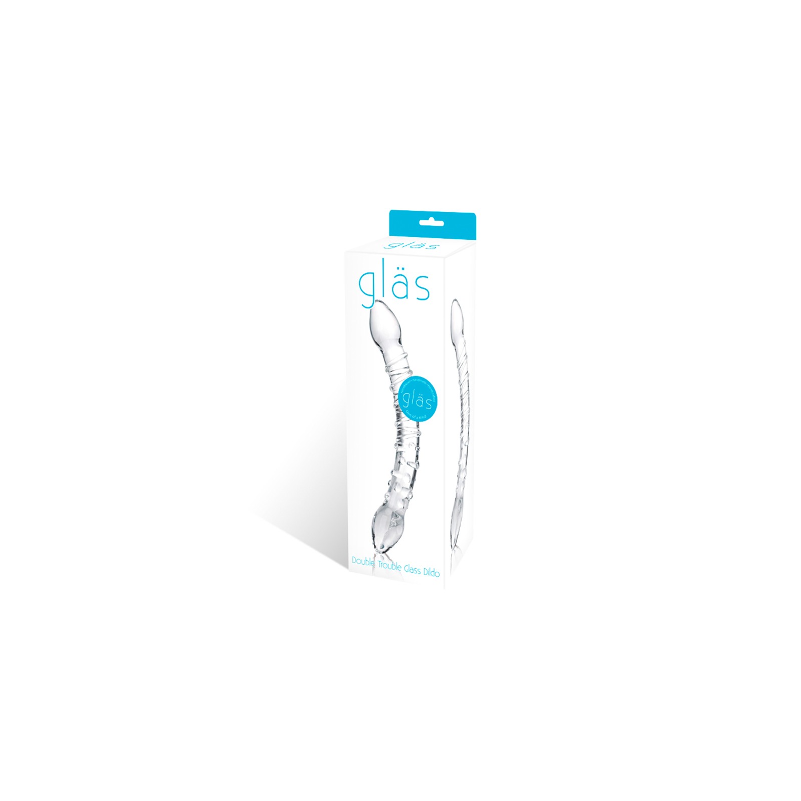 Glas 10 in. Double Trouble Glass Dildo