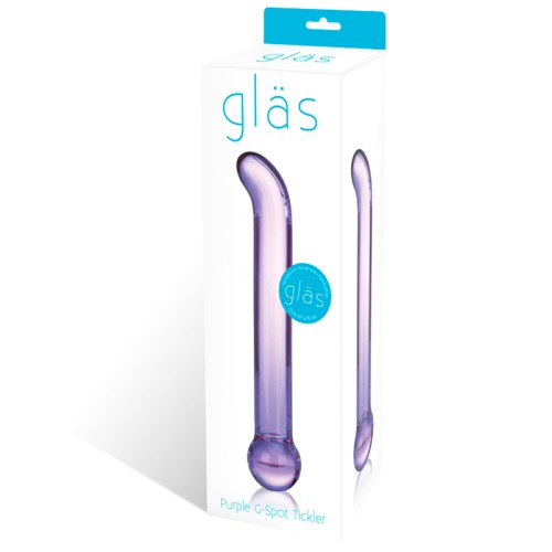 Glas Purple G-Spot Tickler - Glass Dildo