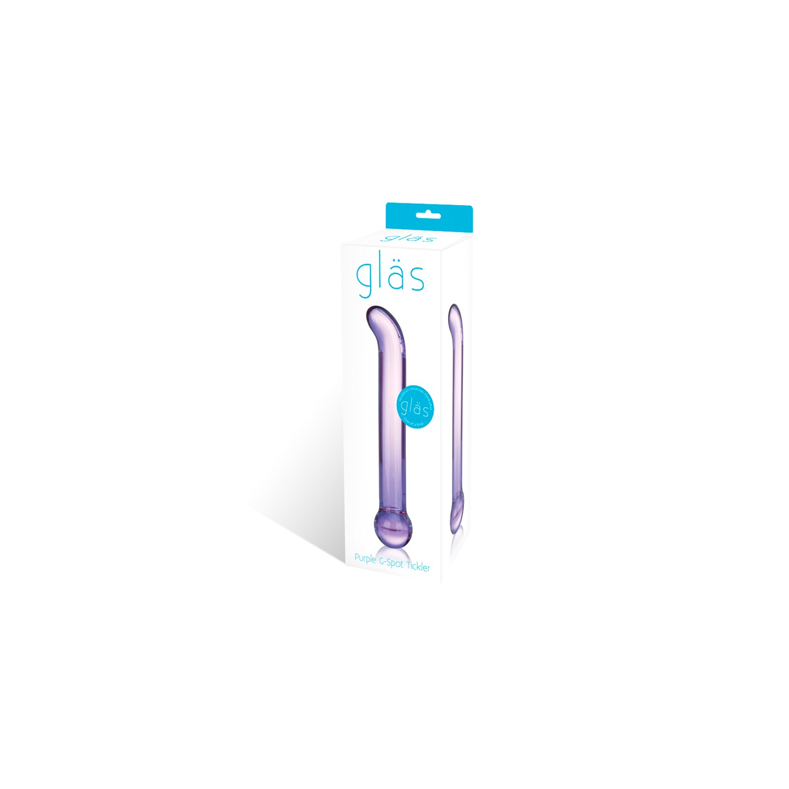 Glas Purple G-Spot Tickler - Glass Dildo