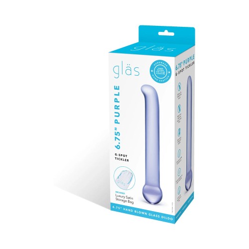 Glas Purple G-Spot Tickler - Glass Dildo