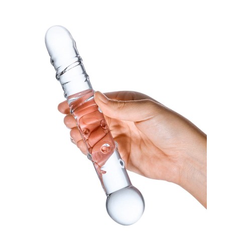 Dildo de Cristal Callisto de 7 in. para Estimulación del Punto G