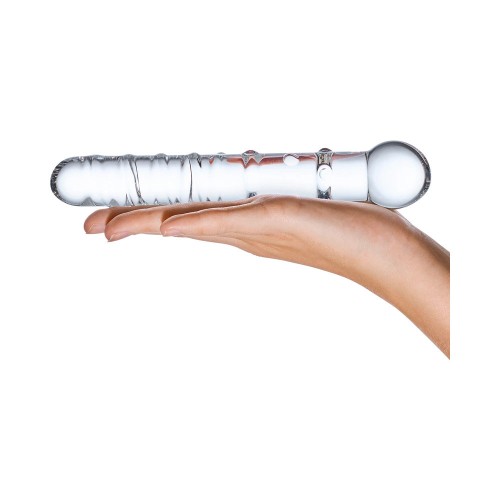 Dildo de Cristal Callisto de 7 in. para Estimulación del Punto G