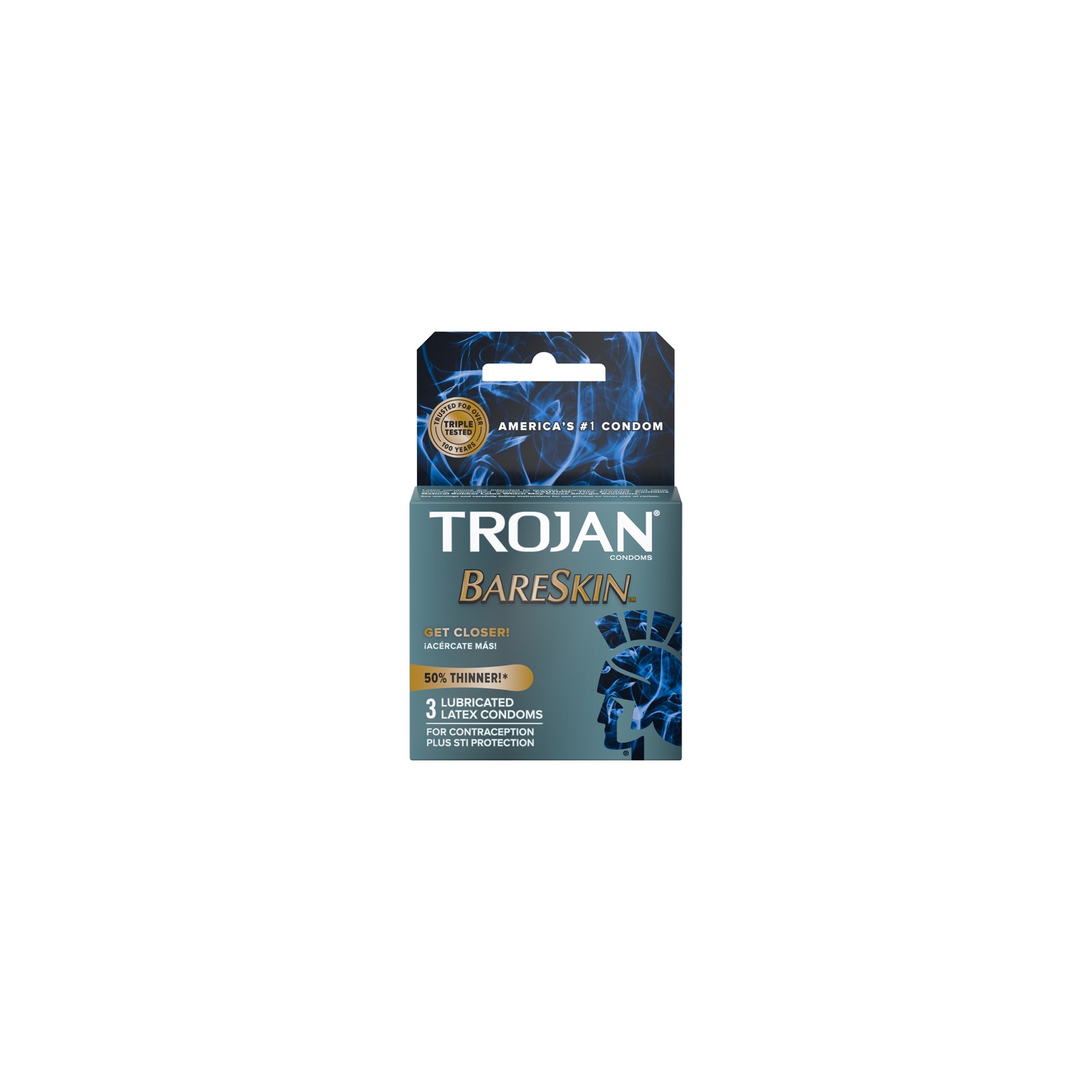 Trojan BareSkin Thin Latex Condoms - 3 Pack