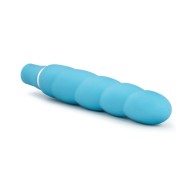 Luxe Anastasia Silicone Slimline Vibrator Aqua