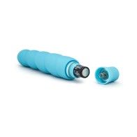 Luxe Anastasia Silicone Slimline Vibrator Aqua