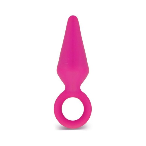 Luxe Candy Rimmer Silicone Anal Plug Pink Small