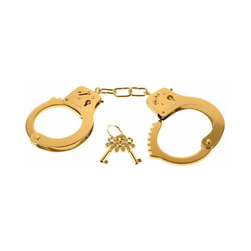 Pipedream Fetish Fantasy Gold Metal Cuffs