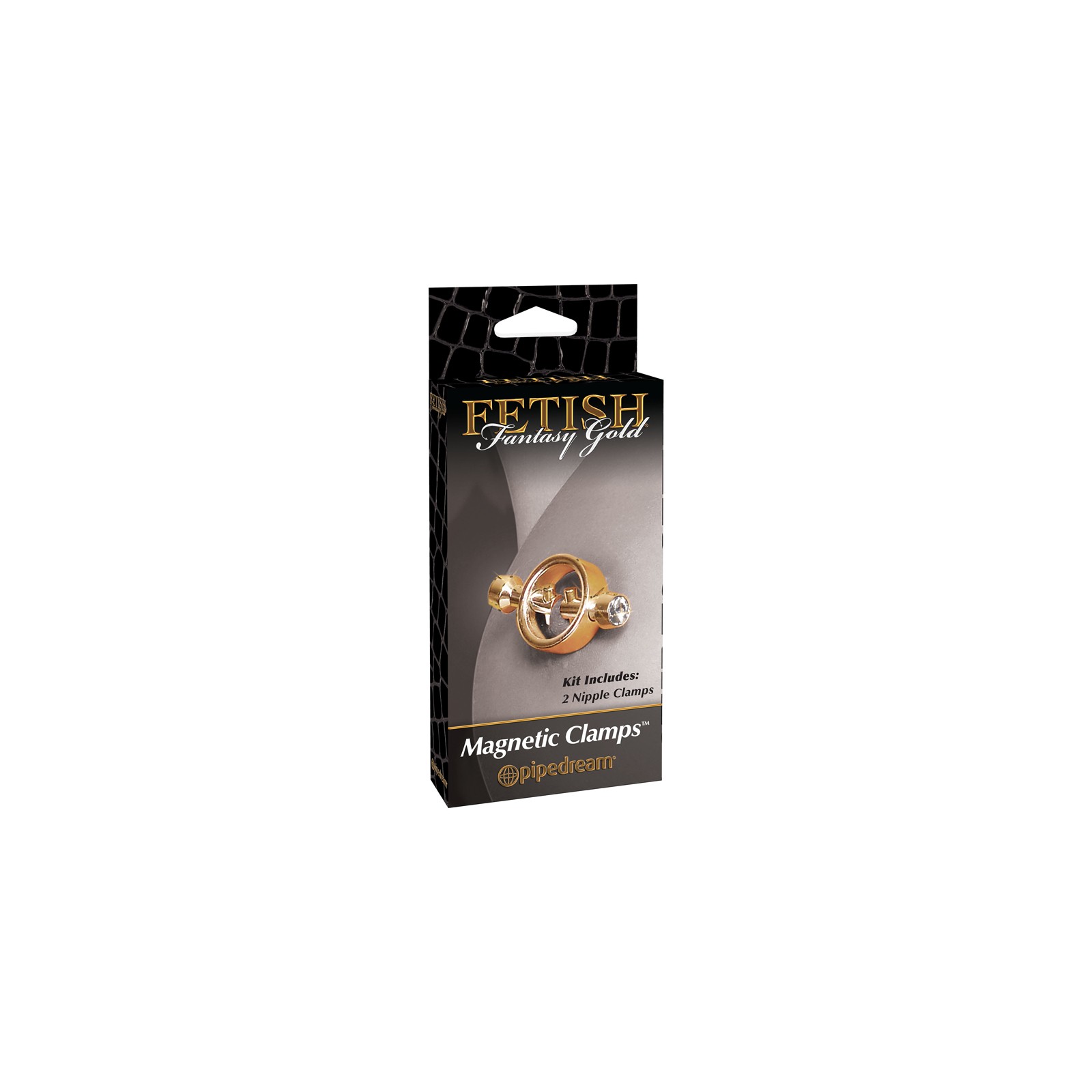 Fetish Fantasy Gold Magnetic Nipple Clamps