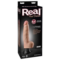 Dildo Vibrante Realista Pipedream Real Feel Deluxe 8.5 in Beige