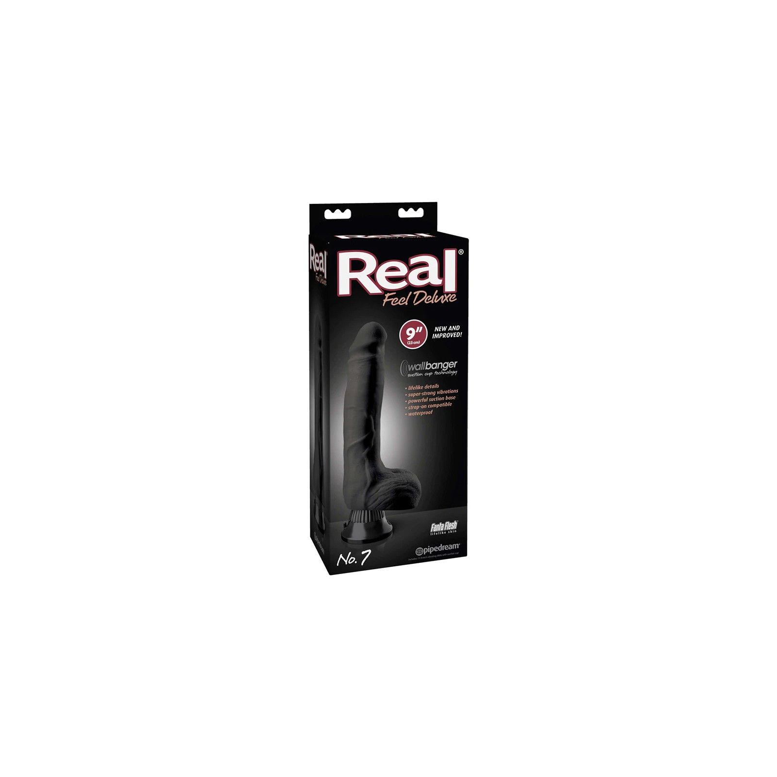 Dildo Vibrador Real Feel Deluxe No. 7 Negro