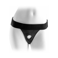 Fetish Fantasy Velcro Crotchless Harness Black