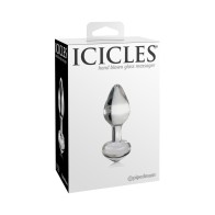 Pipedream Icicles Glass Anal Plug 44