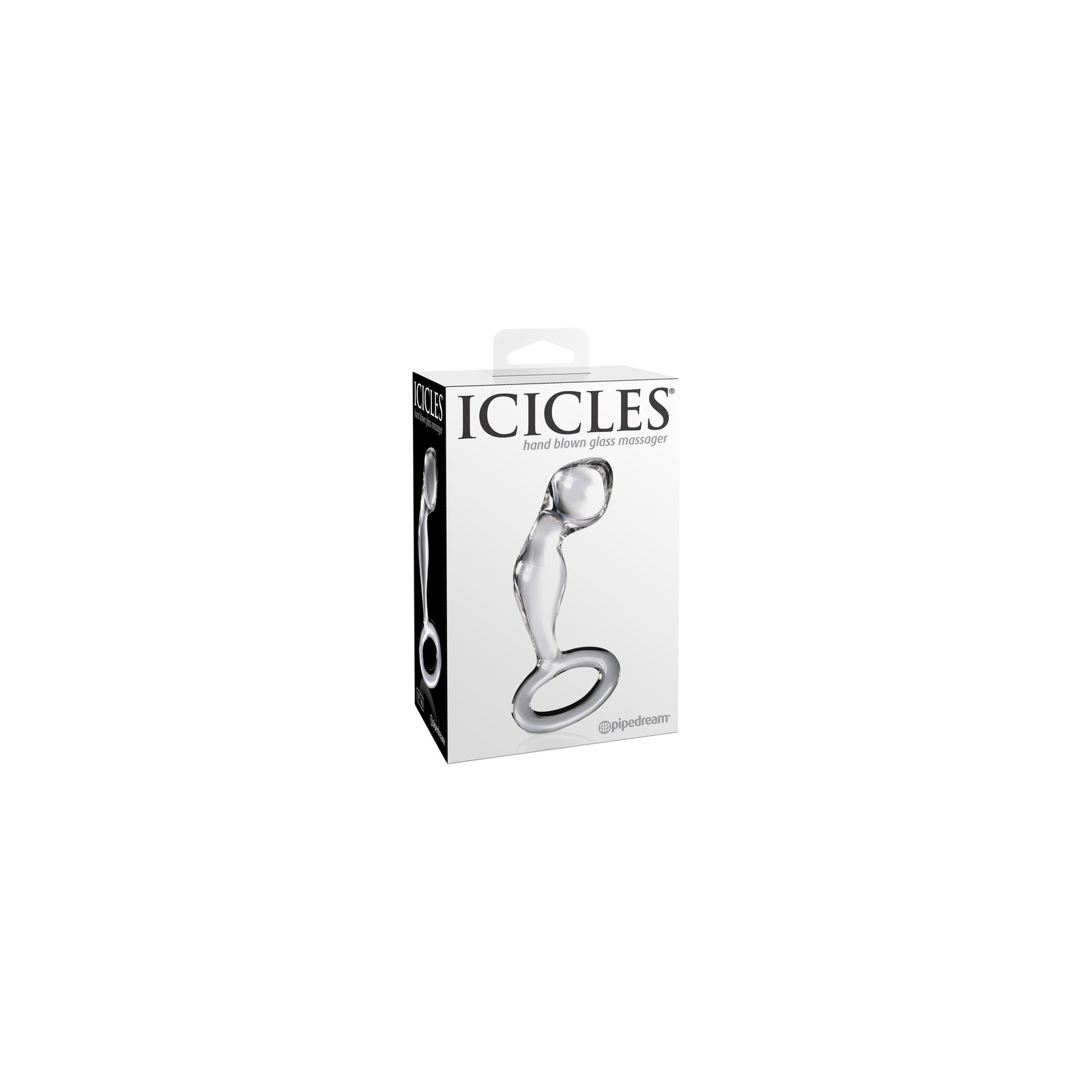 Pipedream Icicles No. 46 Clear Glass Prostate Massager