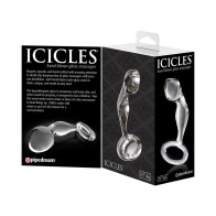 Pipedream Icicles No. 46 Clear Glass Prostate Massager