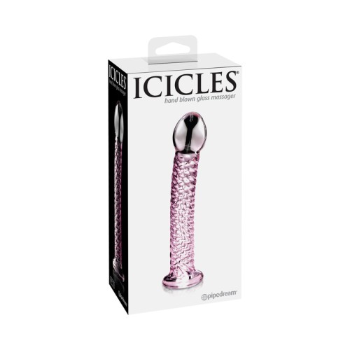 Dildo Curvado de Cristal Pipedream Icicles No. 53