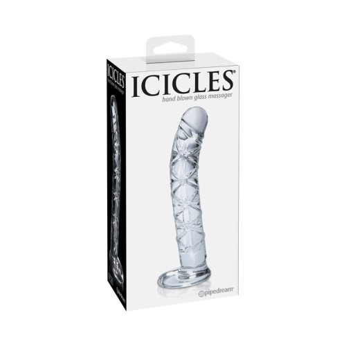 Pipedream Icicles No. 60 Dildo de Vidrio Curvado