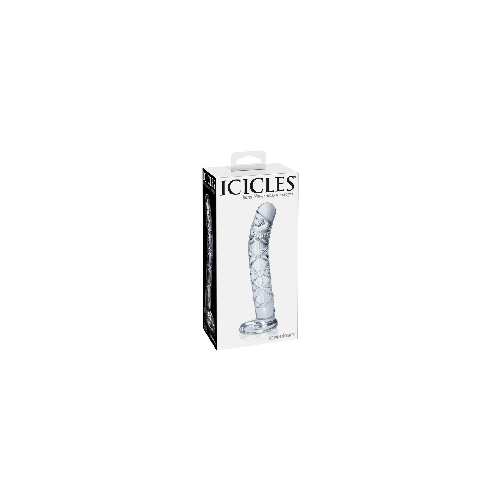 Pipedream Icicles No. 60 Curved Glass Dildo