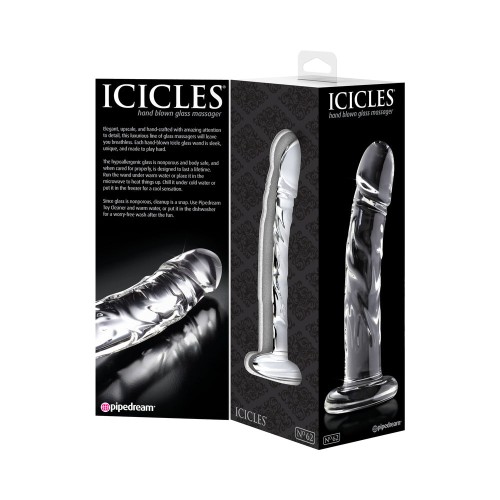 Dildo de Vidrio Curvado Pipedream Icicles