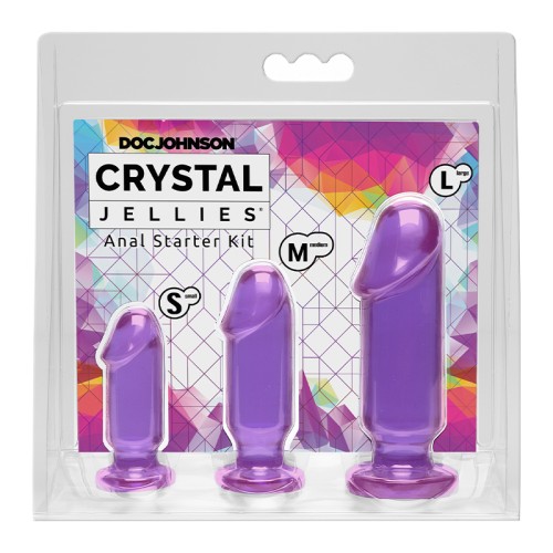 Kit de Inicio Anal Crystal Jellies - Perfecto para Principiantes