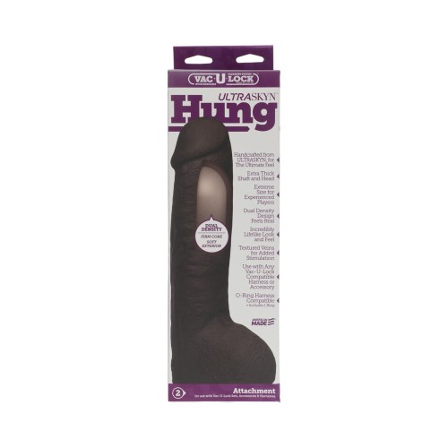 Vac-U-Lock UR3 Hung Black Dildo