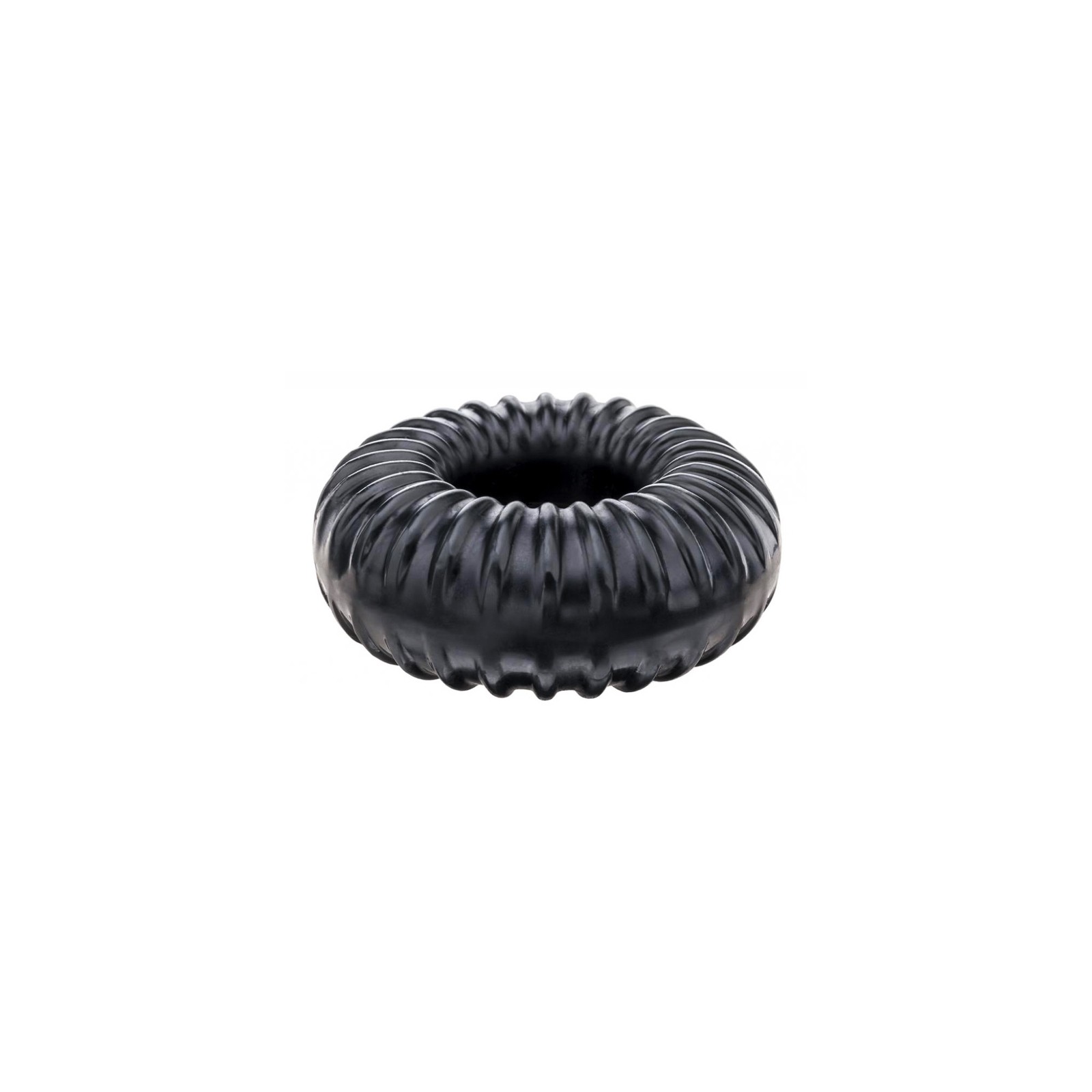 Ribbed Ring Cock Ring - Black