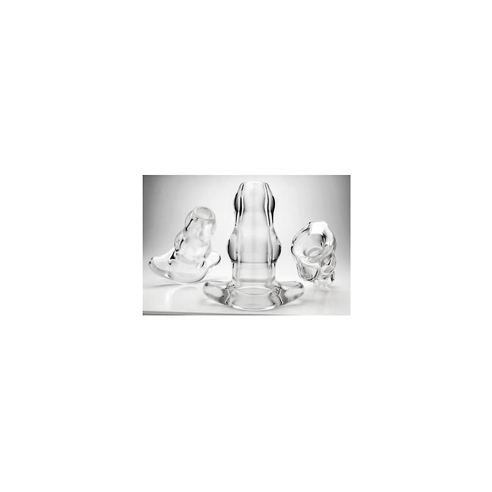 Double Tunnel Plug Clear X-Large