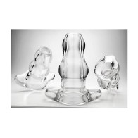 Double Tunnel Plug Clear X-Large