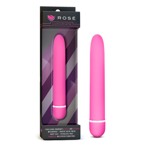 Rose Luxuriate Classic Slimline Vibrator in Pink