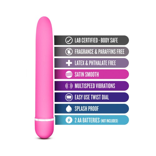 Rose Luxuriate Classic Slimline Vibrator in Pink