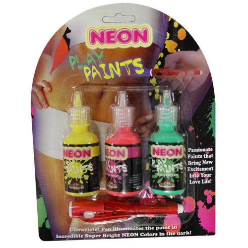 Pinturas Corporales Neón 3pk Card