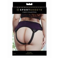 Arnés Strap-On Plus Size de Felpa Sportsheets para Máxima Comodidad