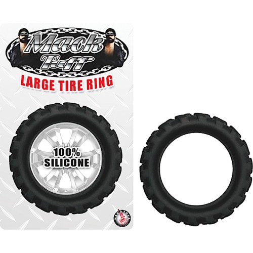 Cockring de Silicona Mack Tuff en Forma de Neumático Negro