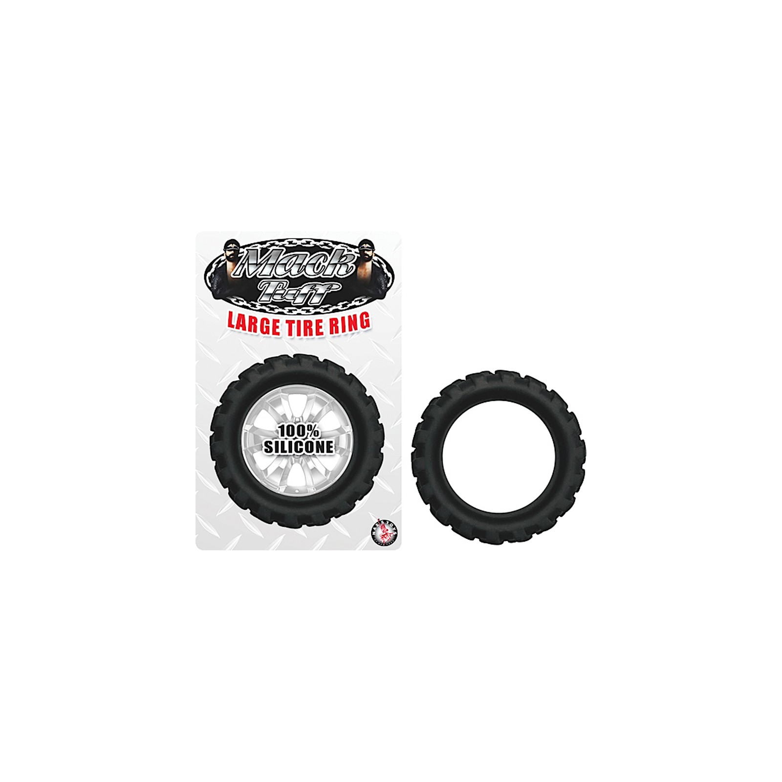 Mack Tuff Tire Silicone Cockring Black