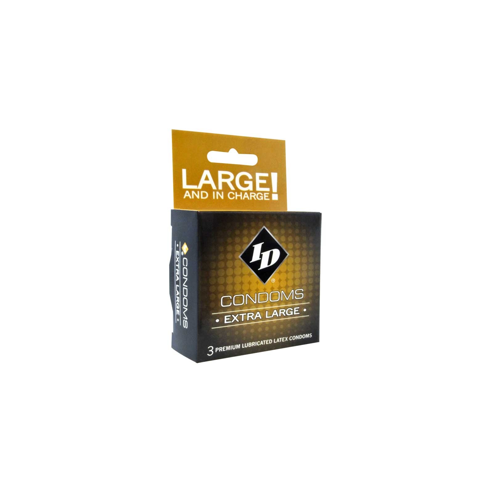 ID Extra Large Condoms 3 Pack